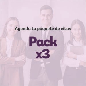 Paquete de 3 citas