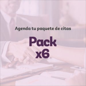 Paquete de 6 citas